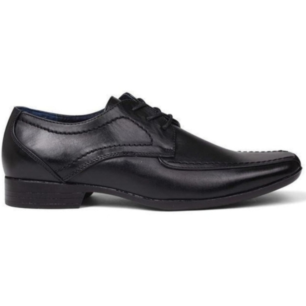 Giorgio Elegant Black Leather Men's  Derby Dress Shoes size 8